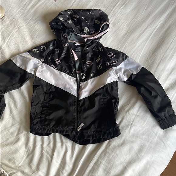Black Kids Jacket with Hood - Picture 1 of 3